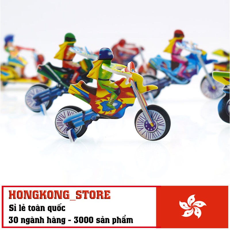 Đồ chơi ghép hình mô tô 3D độc đáo - Đồ chơi ghép hình phát triển cho bé
