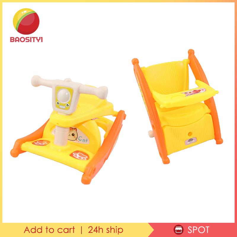 Ghế ăn/ xe bập bênh cho búp bê 1/6 dành cho bé gái