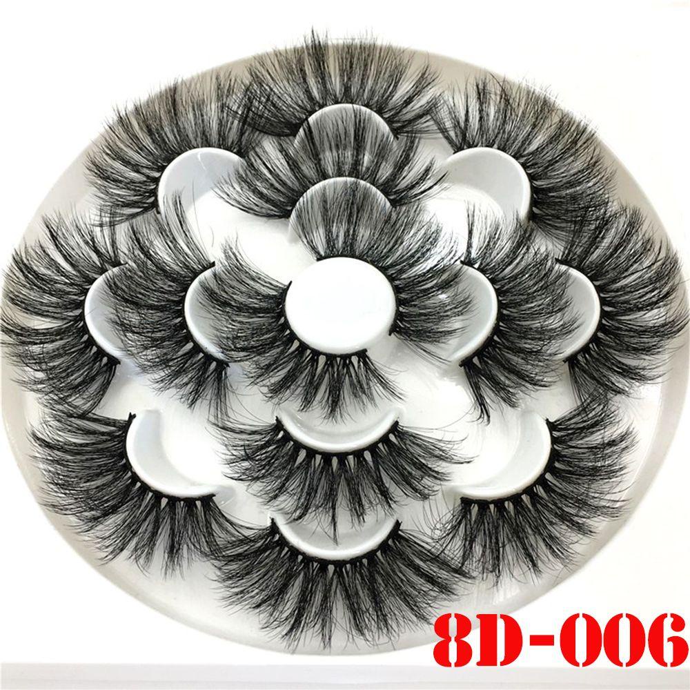 Set 7 Cặp Lông Mi Giả SKONHED Dài 25mm Handmade