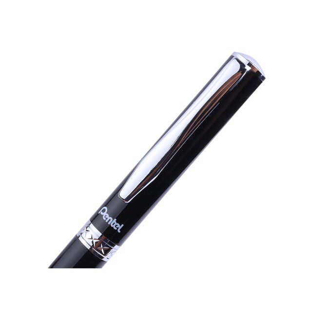 [Tặng 1 ruột] Bút Ký Mực Gel Pentel K611 - Đen 0.7mm kèm hộp nhung đen sang trọng