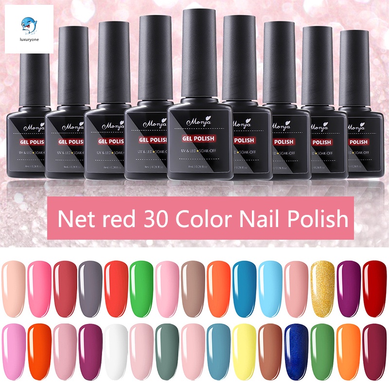 Sơn móng gel lâu trôi nhiều màu sắc trang trí nghệ thuật chuyên nghiệp cho nữ