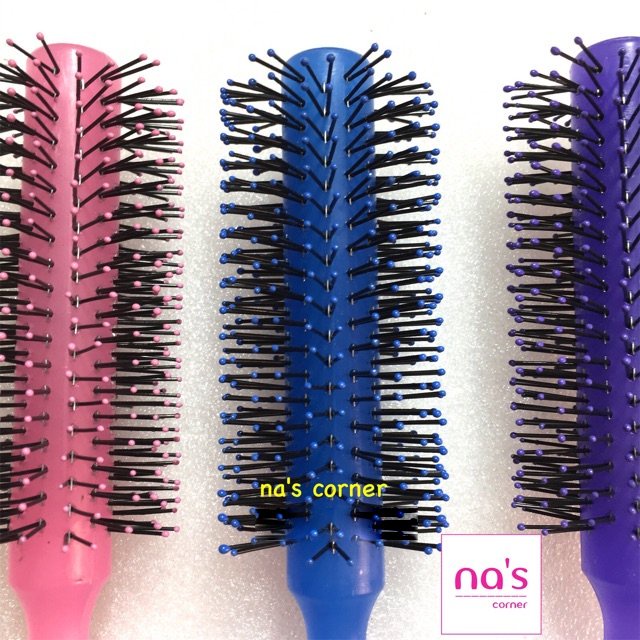 Lược chải tóc uốn xoăn, lược tròn tạo kiểu cho tóc uốn phồng loại cao cấp vintage