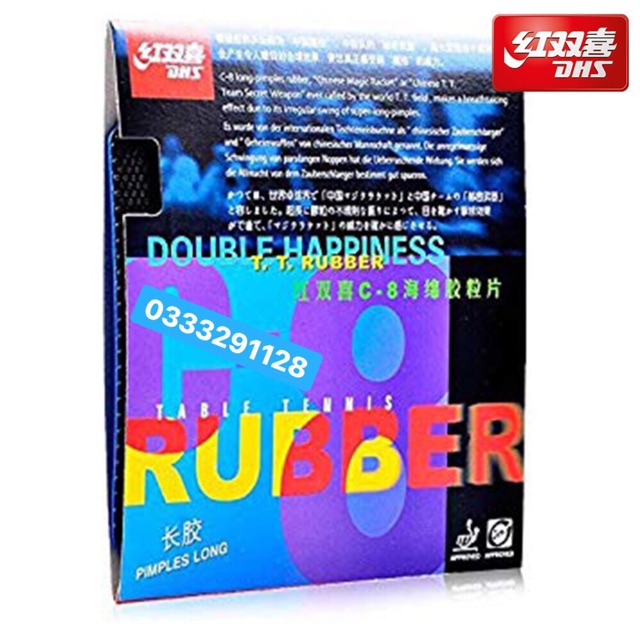 Mặt vợt bóng bàn gai DHS C8