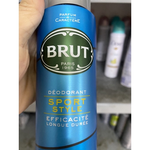 Xịt khử mùi toàn thân nam Brut Pháp 200ml hương nước hoa cổ điển