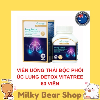 Viên uống bổ phổi, thải độc phổi vitatree lung detox 60 viên