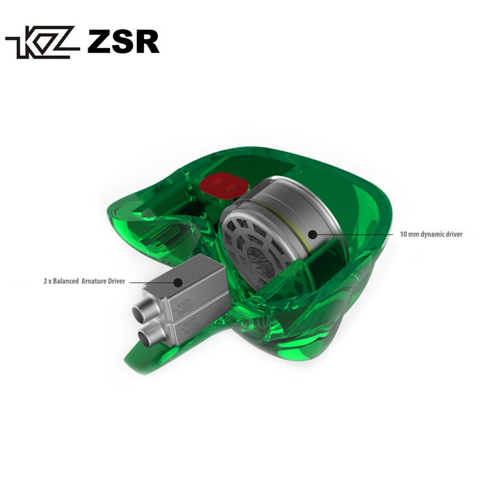 Thẻ Nhớ Zenith - Kz Zsr - 3 Driver - 2ba + 1dd - Iem Kèm Mic