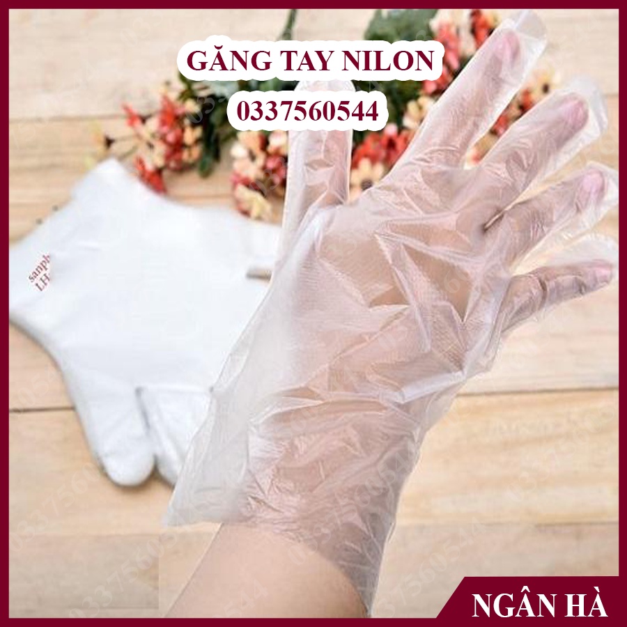 SIÊU RẺ - HỘP GĂNG TAY NILONG DÙNG 1 LẦN