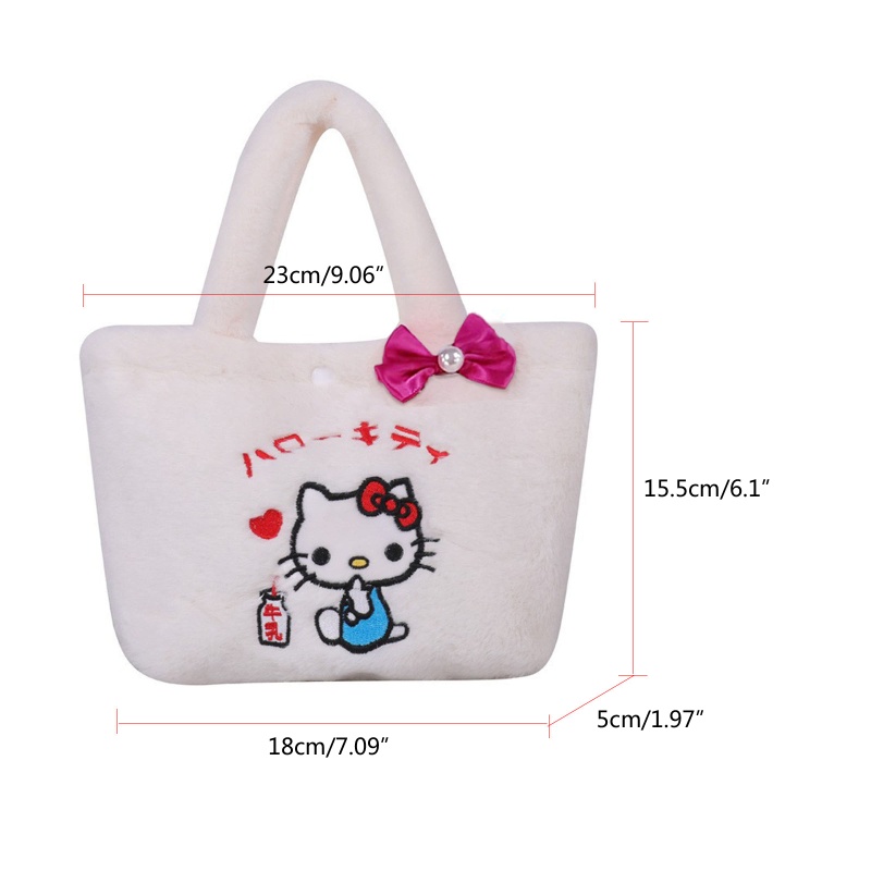 Seng Túi Tote Đeo Vai Bằng Vải Bông Màu Trơn Thêu Họa Tiết Hoạt Hình Dễ Thương Dễ Phối Đồ Bất Ngờ