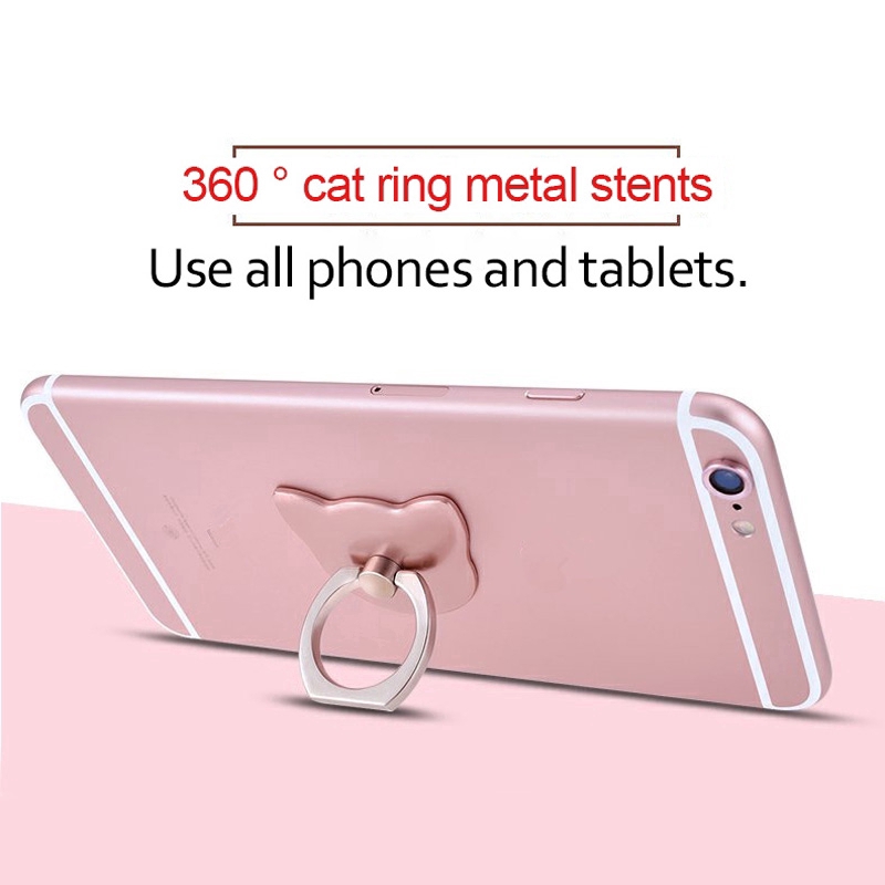 Finger Ring Mobile Phone Stand Holder For iPhone X Phone Ring Holder Car Mount Stand