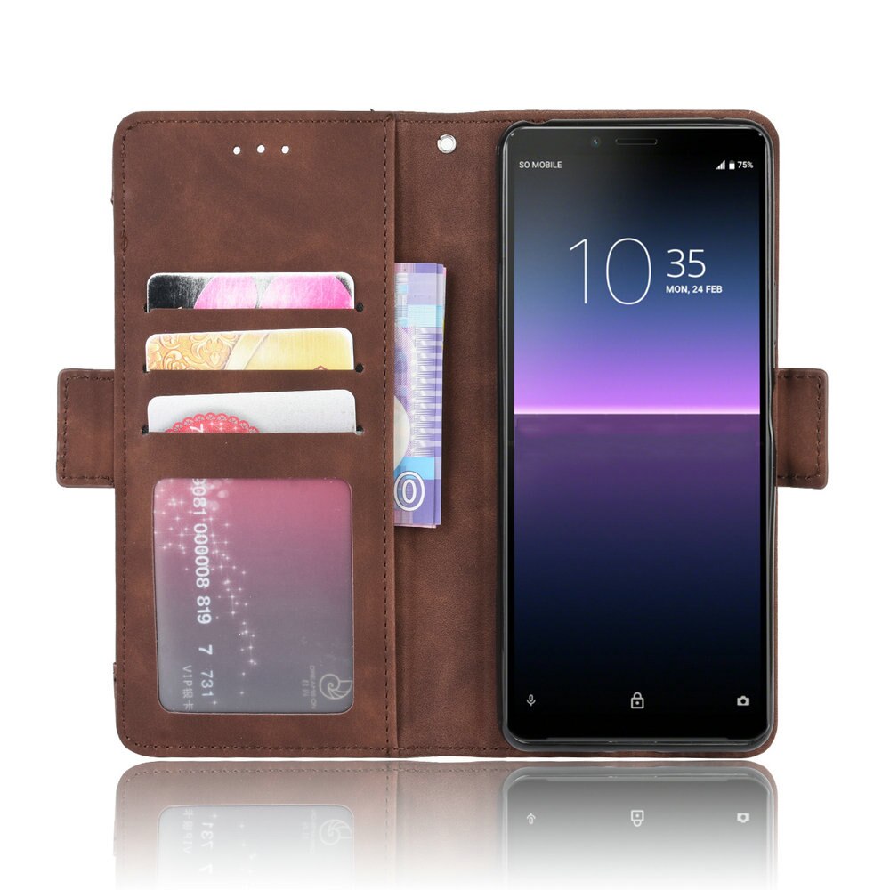 Bao Da Điện Thoại Nắp Lật Kèm Ngăn Đựng Thẻ Tháo Rời Được Cho Sony Xperia 10 Ii Sony Xperia 10ii Ốp