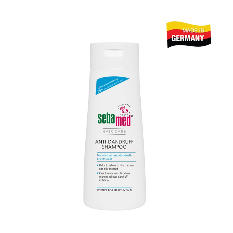 [Chính Hãng - Giá Sỉ] Dầu gội giúp giảm gàu Sebamed Hair Care Anti-Dandruff Shampoo pH5.5 (200ml)