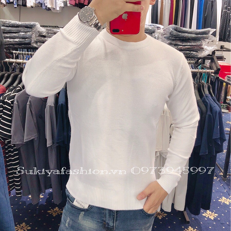 Áo len nam chất lông cừu mềm mại, dày dặn AL06 | BigBuy360 - bigbuy360.vn