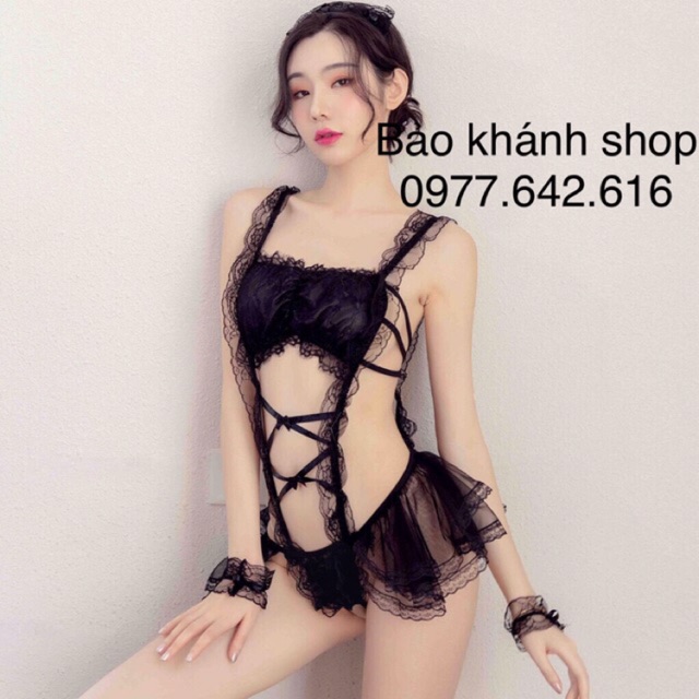 Váy ngủ sexy - bộ cosplay gợi cảm - đồ ngủ gợi cảm g41 | BigBuy360 - bigbuy360.vn