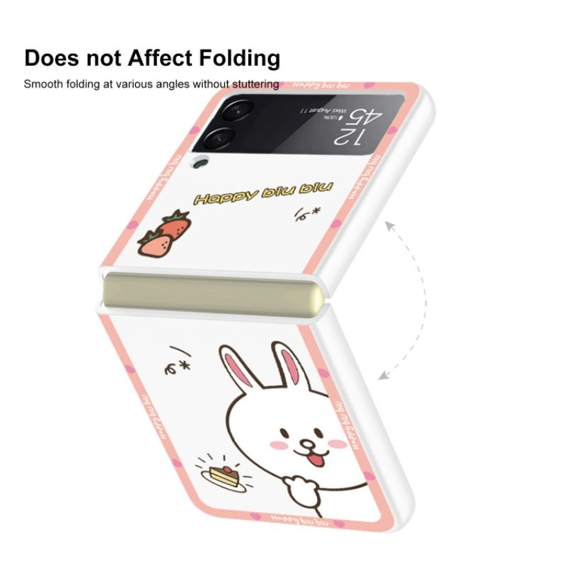 Ốp lưng cho Samsung Galaxy Z Flip 3 / Galaxy Z Flip3 / Galaxy ZFlip3 in hình Line Friends