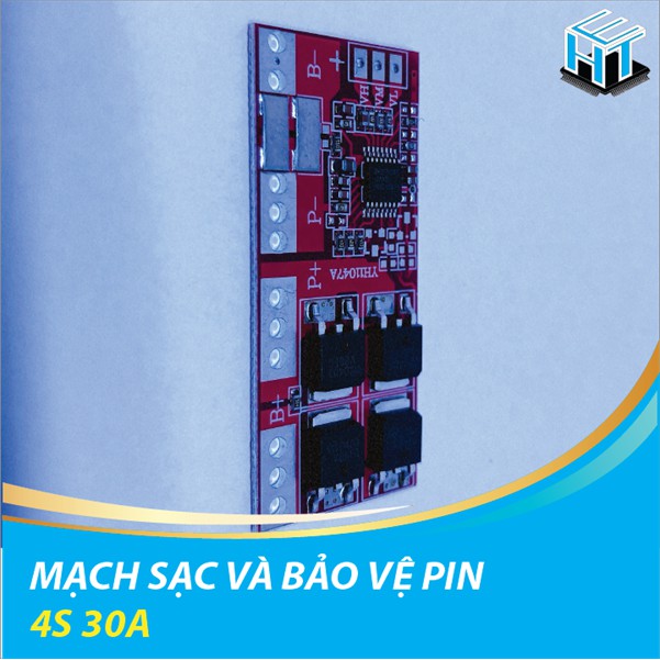 MẠCH SẠC VÀ BẢO VỆ PIN 4S 30A  lithium