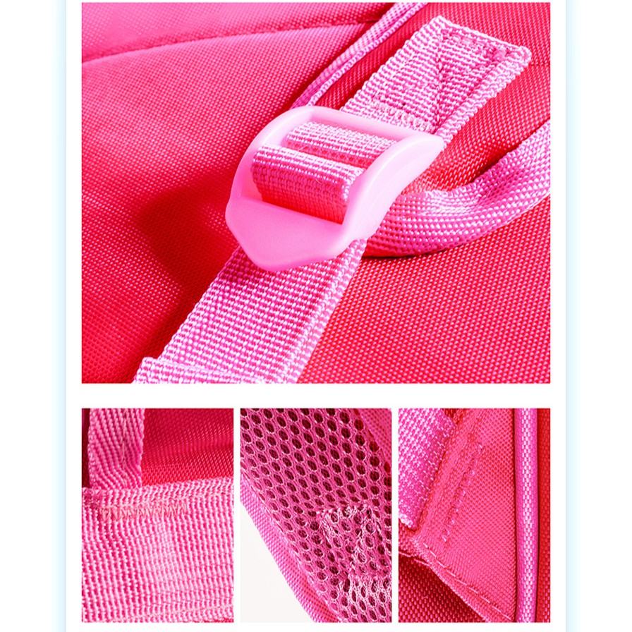 [ẢNH THẬT + VIDEO] Balo đi học cho bé gái chúa 3D tặng bộ dụng cụ học tập cấp 1 tiểu học TE10