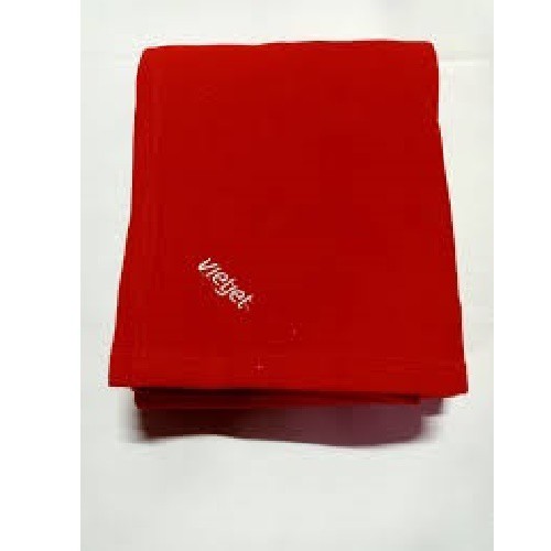 Chăn nỉ màu đỏ Vietjet Air 1mx1m6