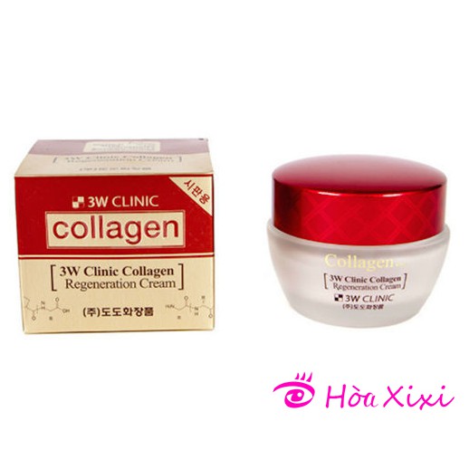 [Freeship HN,HCM] Kem dưỡng da Collagen 3W CLINIC Collagen Regeneration Cream 60ml