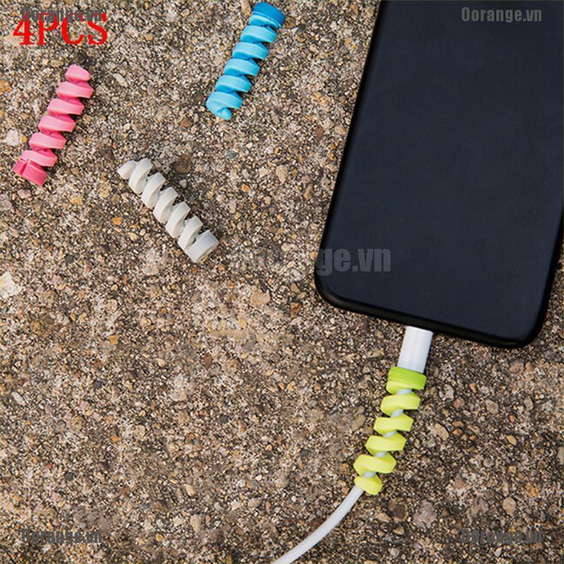 Bộ 4 Phụ Kiện Bảo Vệ Dây Cáp Tiện Lợi