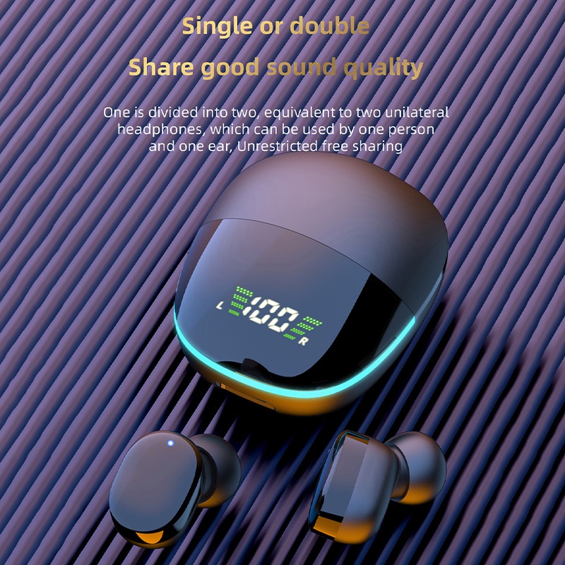 Tai Nghe Bluetooth V5.1 Không Dây TWS G9S Giảm Tiếng Ồn Kèm Hộp Sạc