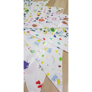 Set 5 yếm xô Hoa cho bé