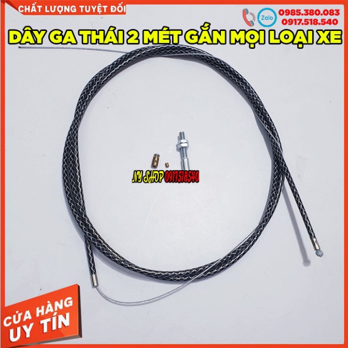 COMBO DÂY GA THÁI LAN 2M + ỐNG ĐẦU GA DOMINO THAILAN Ảnh thật Sp