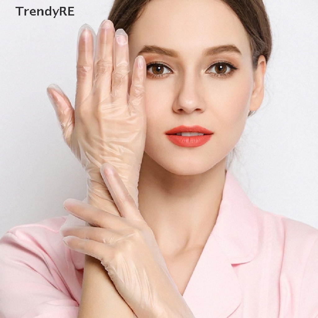 [Hàng mới về] Set 100 găng tay nhựa dùng một lần tiện lợi cho nhà bếp