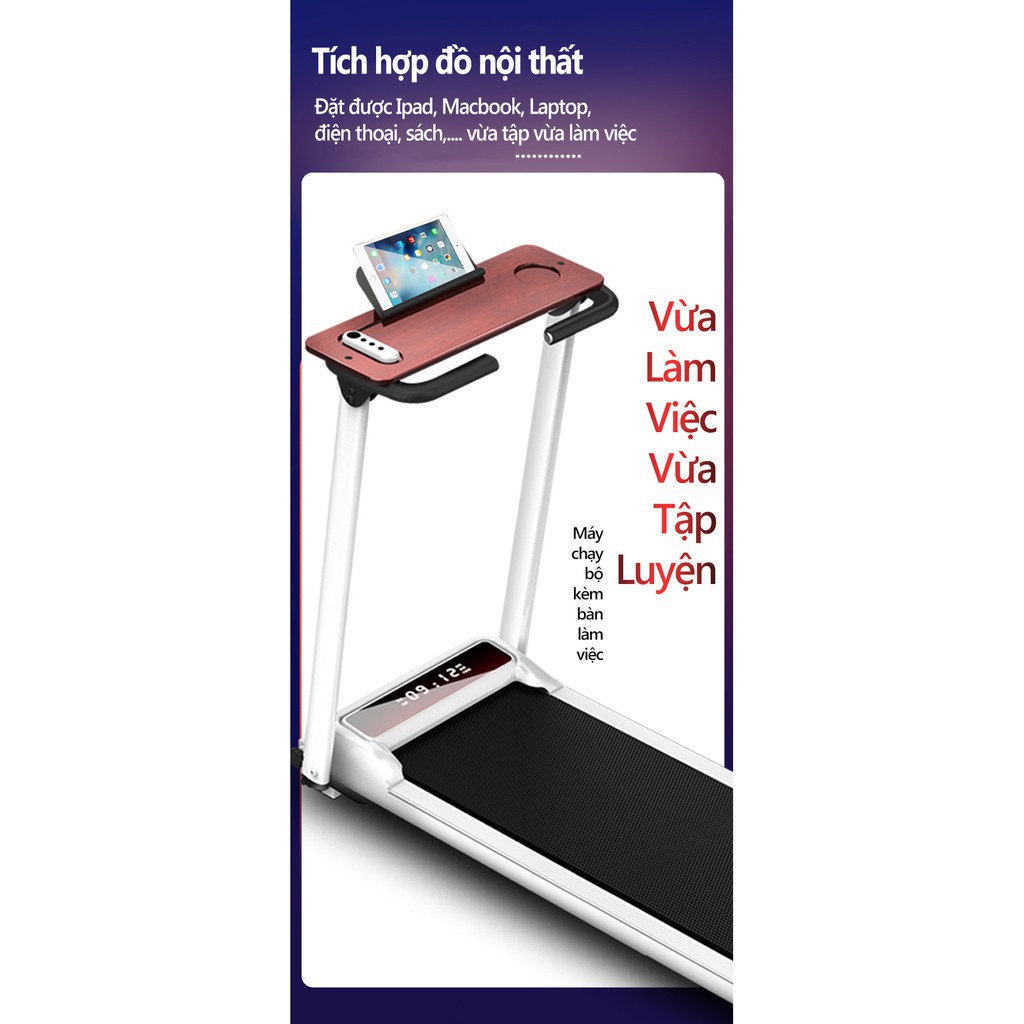 Máy chạy bộ điện thông minh đa chức năng tại nhà thiết bị thể dục nhỏ gấp gọn mini Máy chạy bộ siêu êm