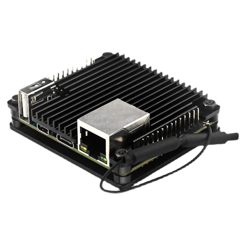 Vỏ Hộp Nhôm Cách Nhiệt Kèm Ốc Vít Tự Dính Tương Thích Với Orange Pi Zero 2