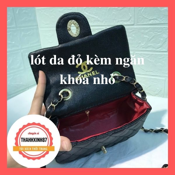 túi xách nữ ❤️‍❤️‍Free ship 50k❤️‍❤️‍túi classic 18 trần ô cao cấp