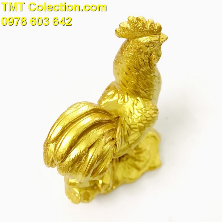 Tượng Con Gà Vàng dùng để trưng bày, trên xe oto, làm quà tặng, biếu dịp Lễ, Tết, kỷ niệm - TMT Collection - SP005239