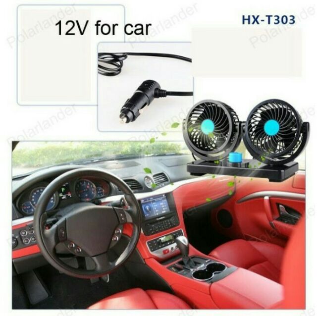 Quạt đôi 12V cho ô tô