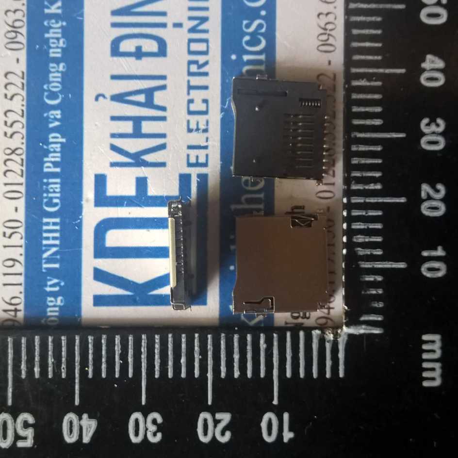 [Mã ELFLASH3 hoàn 10K xu đơn 20K] Socket MicroSD TF V3 ( Soket Thẻ Nhớ) (5 cái) KDE1615