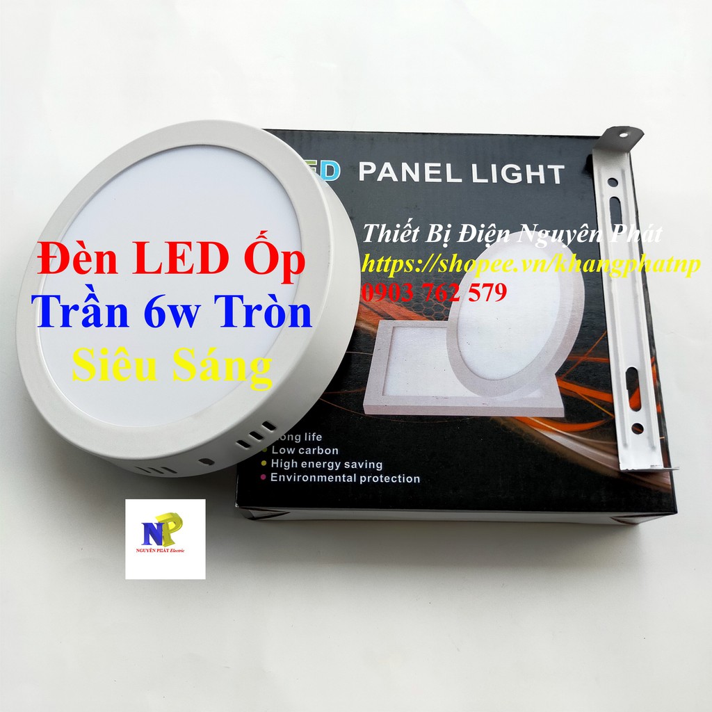 [Nguyên Phát] Đèn LED Ốp Trần (Đèn LED Ốp Nổi) Dạng Ốp Tròn Dạng Ốp Vuông Siêu Sáng - Tiết Kiệm Điện Năng