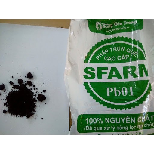 1 kg phân trùn quế Sfarm trồng cây ( dùng để trộn vưới đất trồng cây và hoa)
