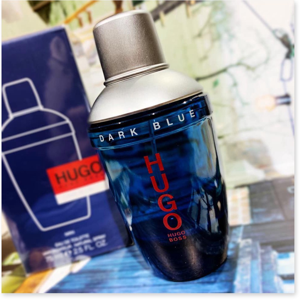 [Mã giảm giá mỹ phẩm chính hãng] Nước Hoa Nam Hugo Dark Blue EDT 75ml