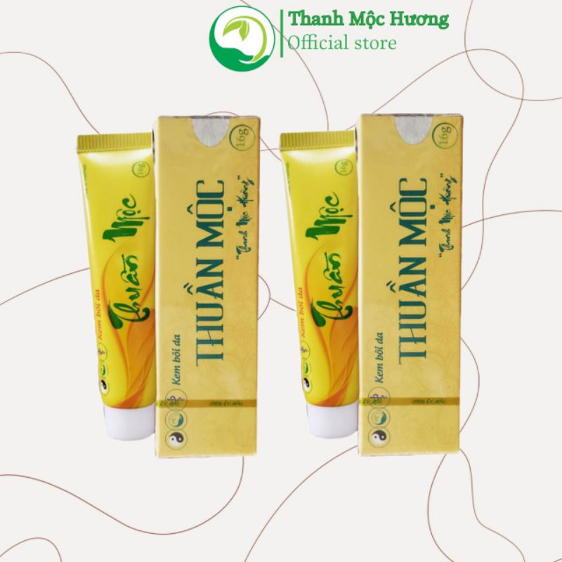 Liệu trình 2 tuýp kem bôi da Thuần Mộc giúp làm ẩm dưỡng mền da