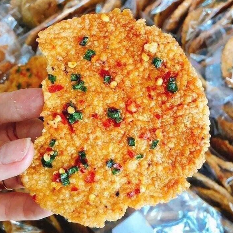 Cơm cháy chiên mắm hành