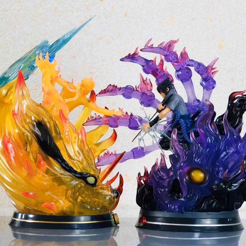 Mô Hình Naruto Cửu Vĩ và Sasuke Susano Siêu To Có Led, Figure Naruto, Sasuke - Mô Hình Naruto