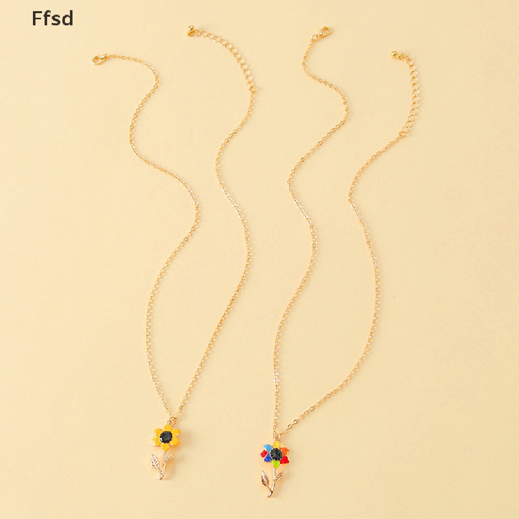 {Ffsd} Vòng cổ Mặt Hình Hoa Cúc / Hướng Dương Cá Tính Cho Nữ