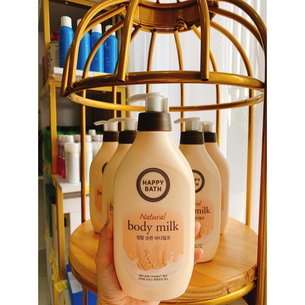 SỮA DƯỠNG THỂ HAPPY BATH BODY MILK NATURAL 450ml