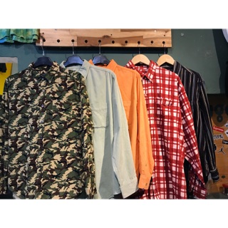 Sơ Mi Nhung Tăm Hiệu Nhật Vintage||IB chọn mẫu trước khi đặt hàng