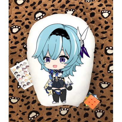 Gối ôm gối ngủ in 2 mặt chibi  Eula Genshin Impact
