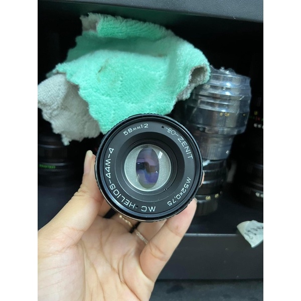 Ống kính MF helios 58/2 mod anamorphic quay phim siêu điện ảnh