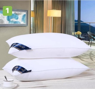 (Sẵn hàng) 1 Cặp Gối Hilton chuẩn tem mác Cao Cấp