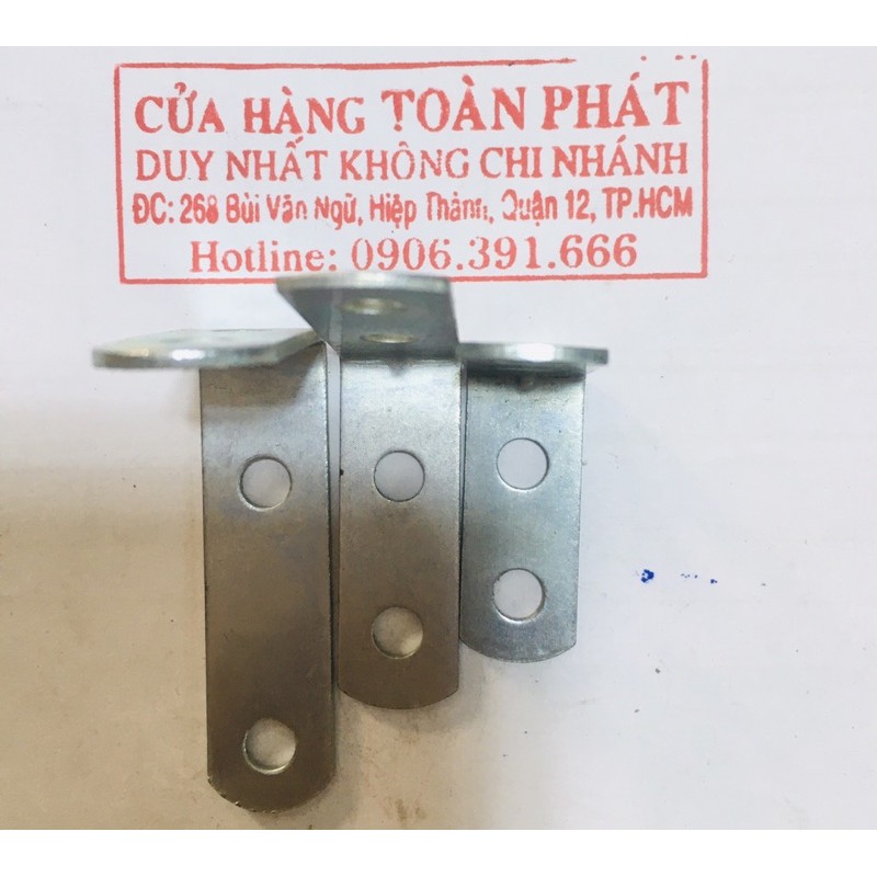 [combo 20 cái] Ke góc vuông sắt, bản mini nhỏ 4 lỗ