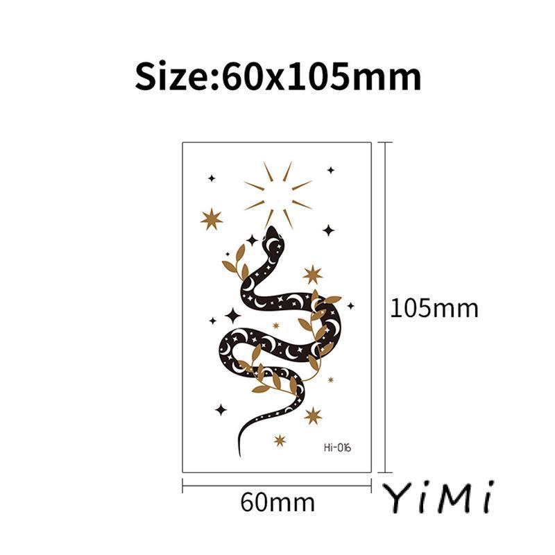 Miếng Dán Hình Xăm Dạ Quang Màu Xanh Dương Độc Đáo Dùng Trang Trí