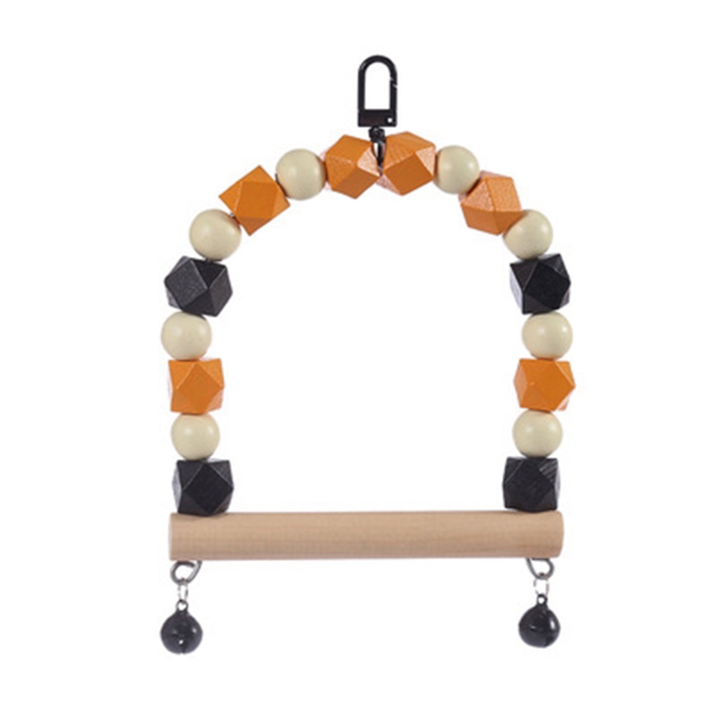 Giá Đứng Bằng Gỗ Nhiều Màu Dành Cho Chim Vẹt