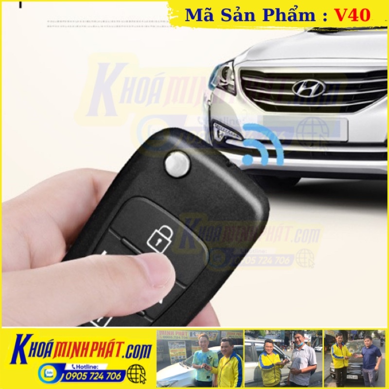 Vỏ Chìa khóa Hyundai i30, Accent, Avante, Elantra, Sonata