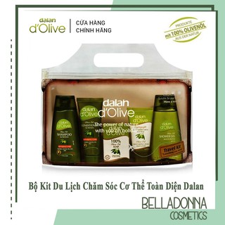 [Hàng chính hãng] Bộ Kit du lịch chăm sóc cơ thể toàn diện từ tinh dầu ô liu Dalan d'olive Travel Kit